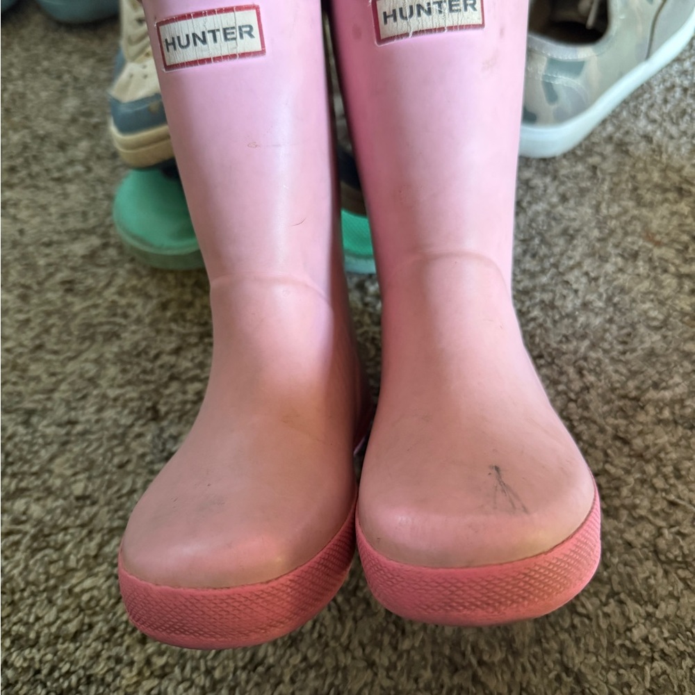 Hunter Blush Pink Waterproof Boots